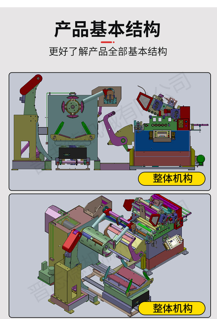 高张力三合一送料机结构